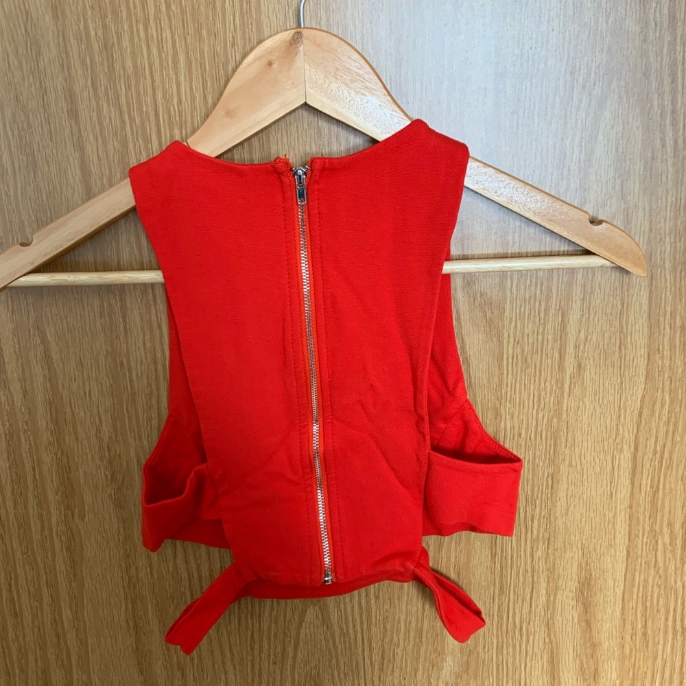 Red Crop Top - Picture 3 of 3